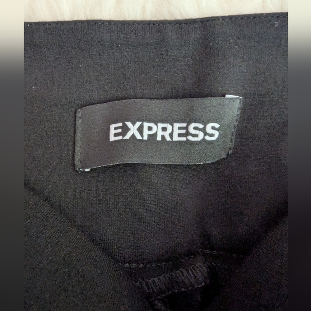 Express Stretch Skinny Fit Legging Style Trousers, Black, Stretch, Size Medium - Picture 3 of 5